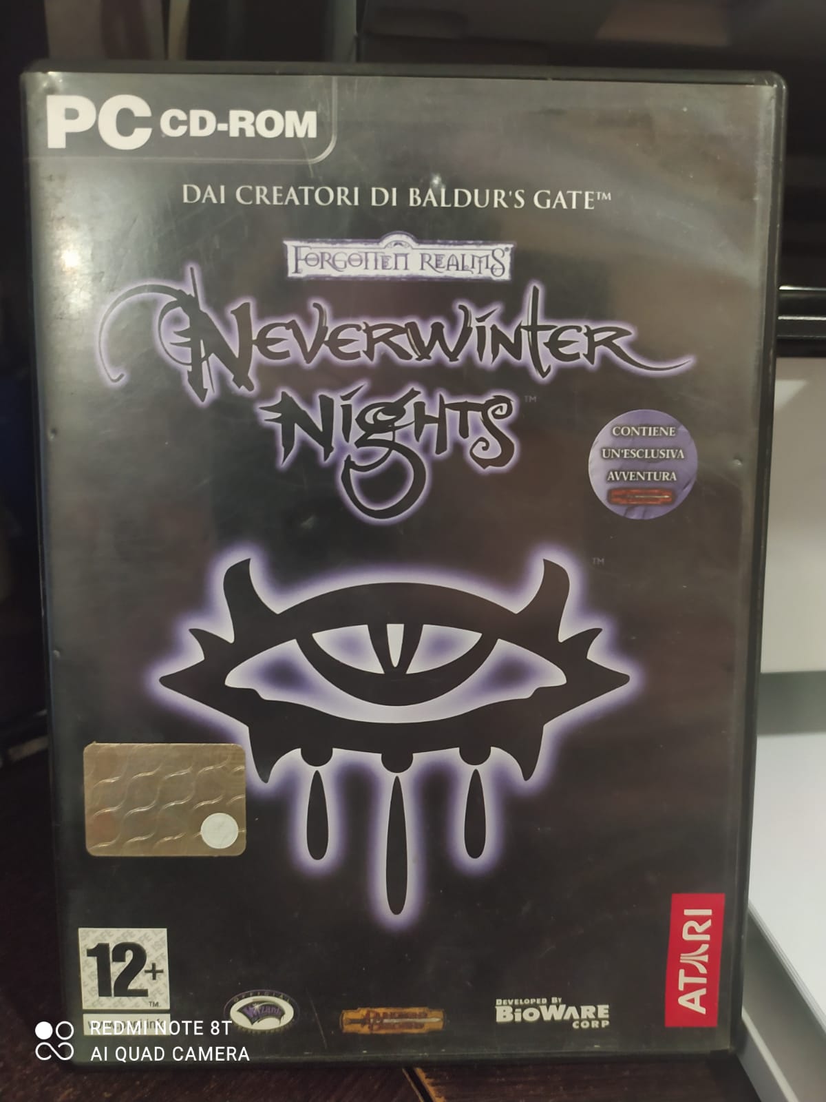 VIDEOGAME-USATO-PC-NEVERWINTER-NIGHTS-PAL-ITA-NO-MANUALE